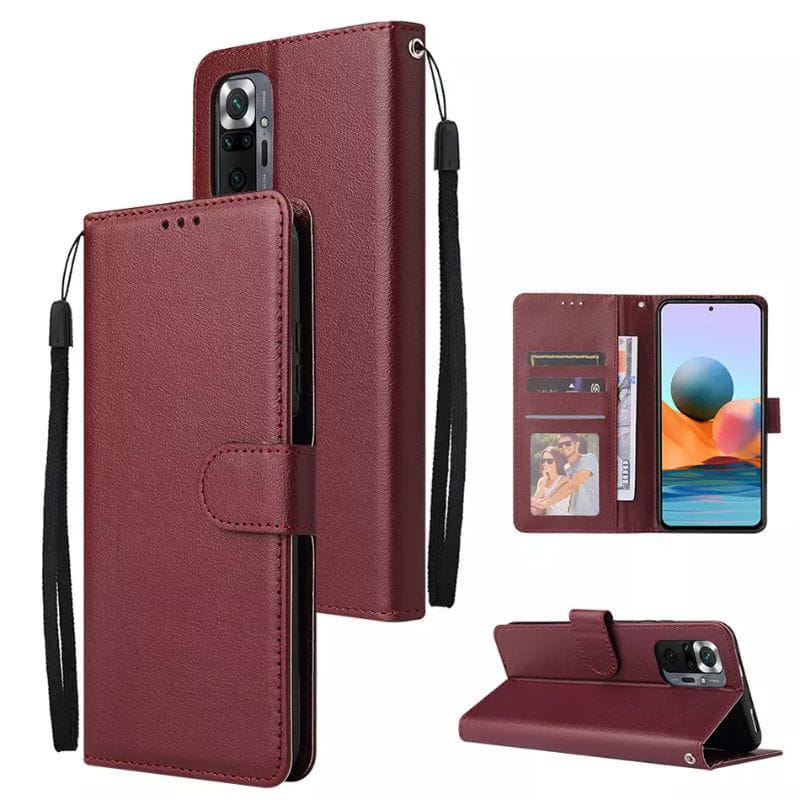 FLIP COVER INFINIX SMART 7 CASE LEATHER DOMPET KULIT