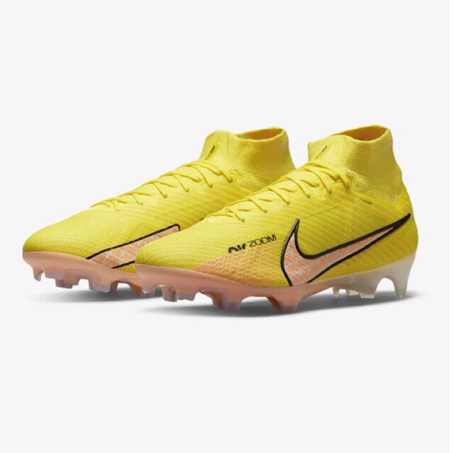 [TOP GRADE] Sepatu Bola Nike Football Zoom CR7 Superfly 9 Elite FG Yellow Strike - Original 1000% BN