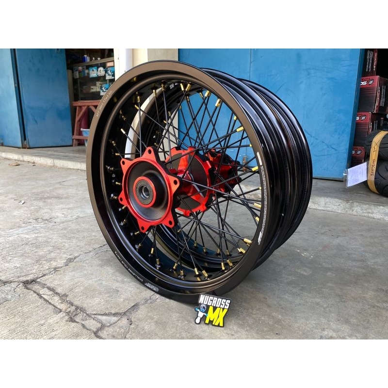 Wheelset Supermoto CRF Scarlet