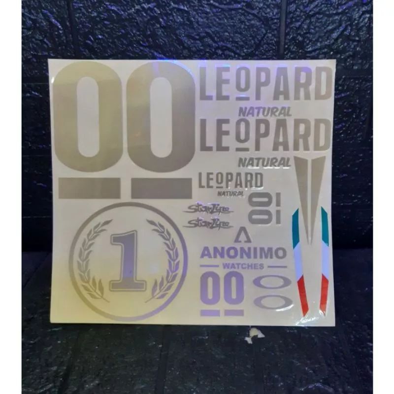 Stiker Helm KYT TTC R-10 RC Seven Leopard/ RedBull