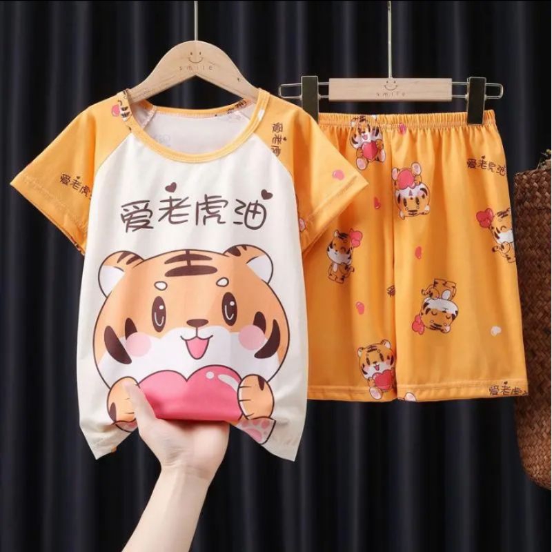 Yuu Baby Setelan Bayi/Anak Perempuan dengan Motif Lucu