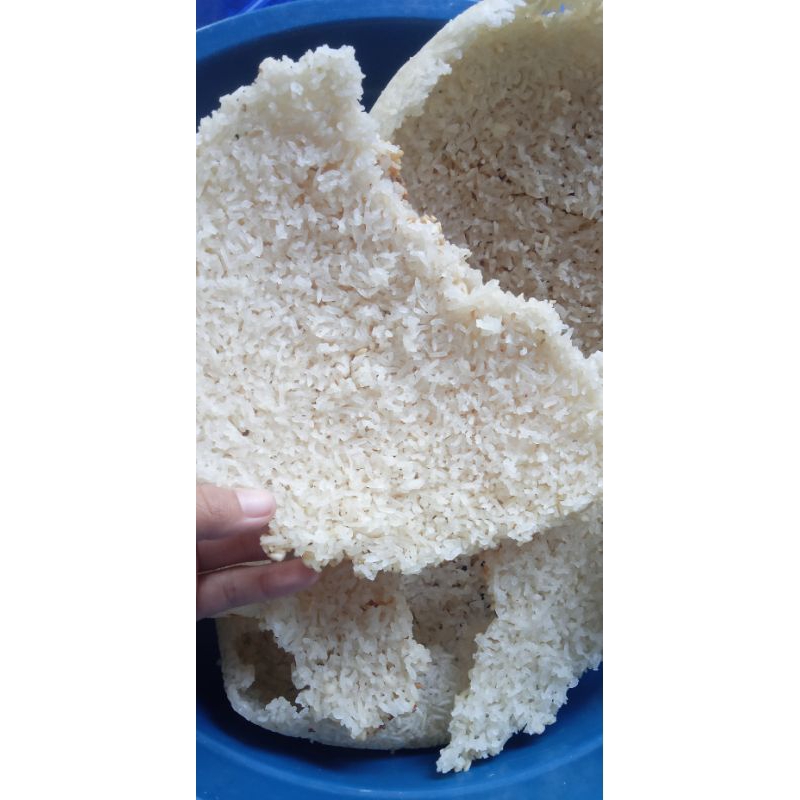 

Kerak nasi/Intip nasi mentah potongan berat 500gr