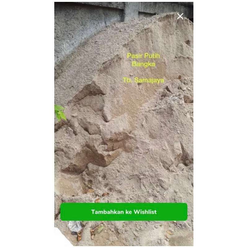 

PASIR BANGKA KANTONG KECIL 5 kg an . PASIR ECERAN