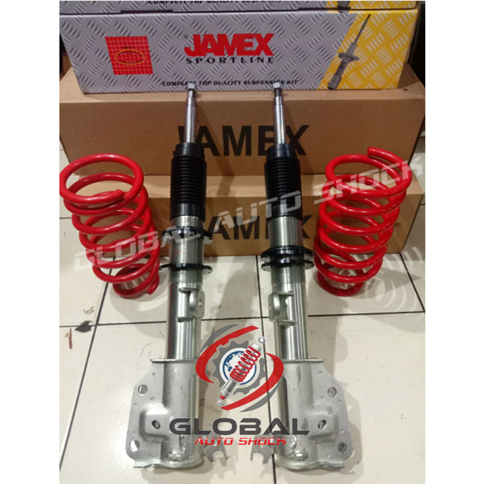 PAKET PERKEONG + SHOCK COIL OVER ADJUSTABLE DEPAN JAMEX RUSH 2007 - 2017