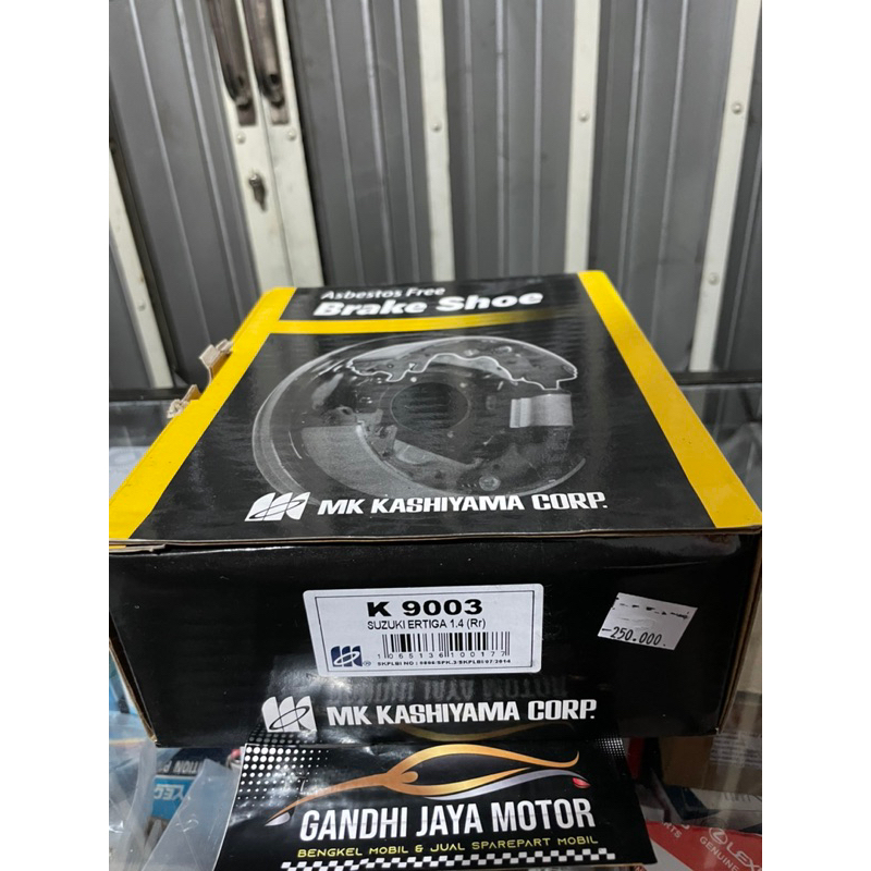 KAMPAS REM BELAKANG / BRAKE SHOE SUZUKI ERTIGA MERK MK KASHIYAMA