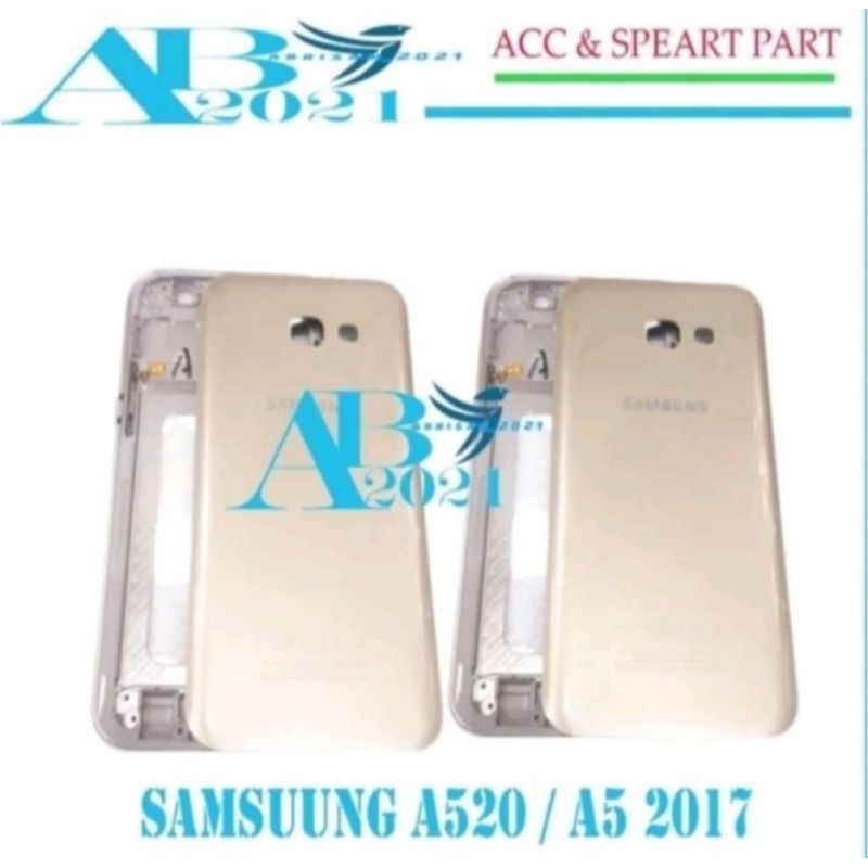kesing housing casing full set samsung galaxy a520 | a5 2017 frame bezel + backdoor Ori