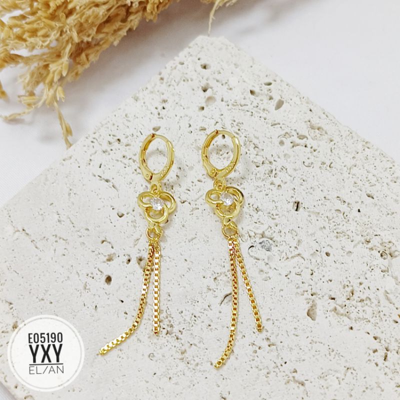 Anting yaxiya jurai warna 24k E05190