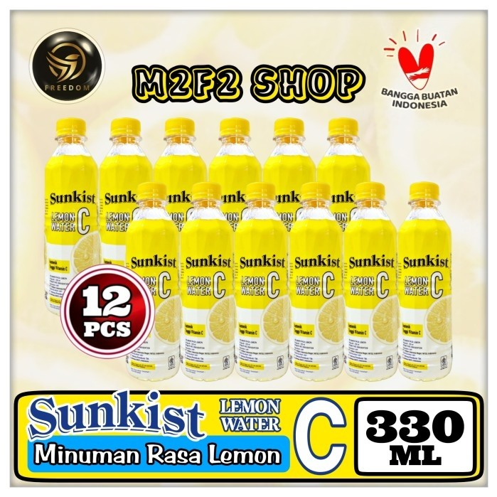 

SUNKIST Lemon Water C Isotonik Botol Pet - 330 ml (Kemasan 12 Pcs)