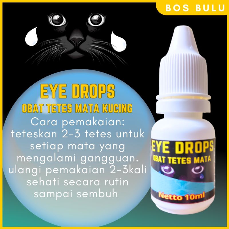 eye drops obat tetes mata infeksi alergi merah iritasi selaput kucing 10ml