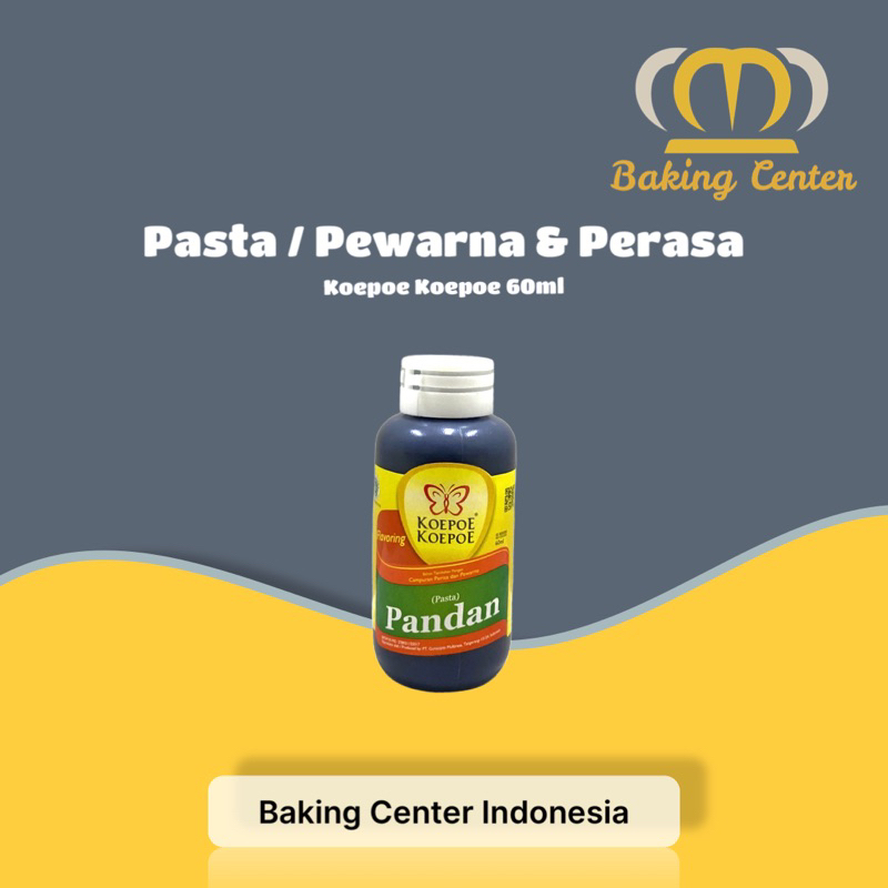 

Pasta Perisa & Pewarna Makanan Koepoe Koepoe 60ml