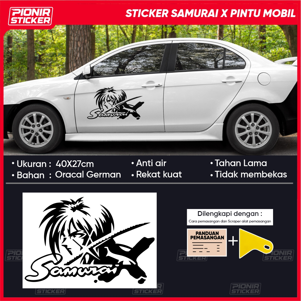 cutting sticker body mobil samurai x Mobil Honda Toyota Suzuki Wuling BMW Civic City Z Ferio Crv Jazz Brio Avanza Xenia Soluna Baleno Ertiga Aero Air ev Cortez Confero