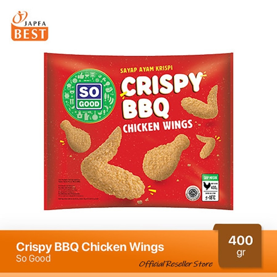 

SO GOOD Crispy BBQ Chicken Wing 400gr