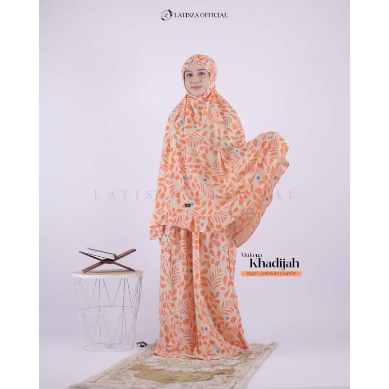 MUKENA KHADIJAH || MUKENA KEKINIAN || MUKENA POTONGAN || LATISZA HIJAB || RAYON PREMIUM