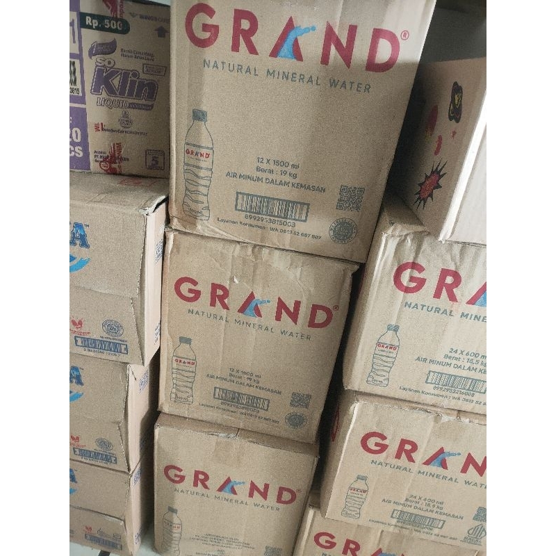 

Grand Air Mineral 1500 ML 12 botol