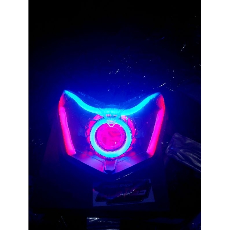 lampu depan supra x125 batman custom projie alis