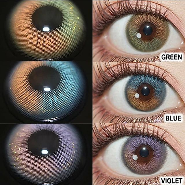 SOFTLENS VISION Grapefruit CLOUD COLORED LENSES  lensa kontak warna (NOMAL)