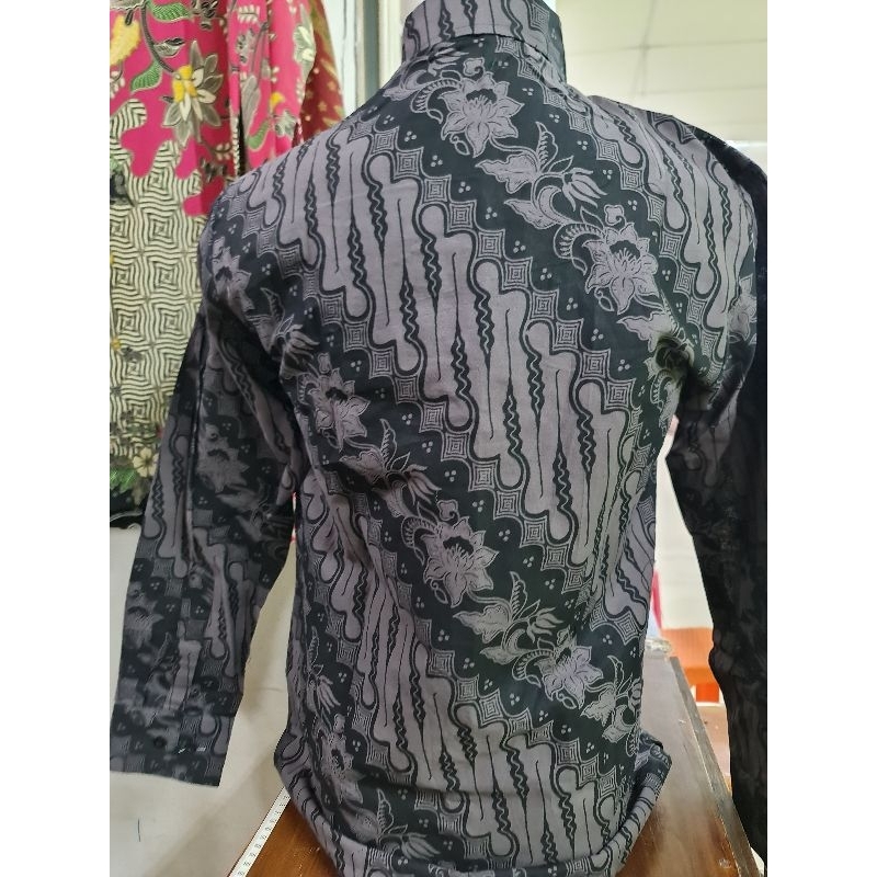 Baju Batik Pria Lengan Panjang Premium Lapis Furing Motif Lawasan Bahan Katun