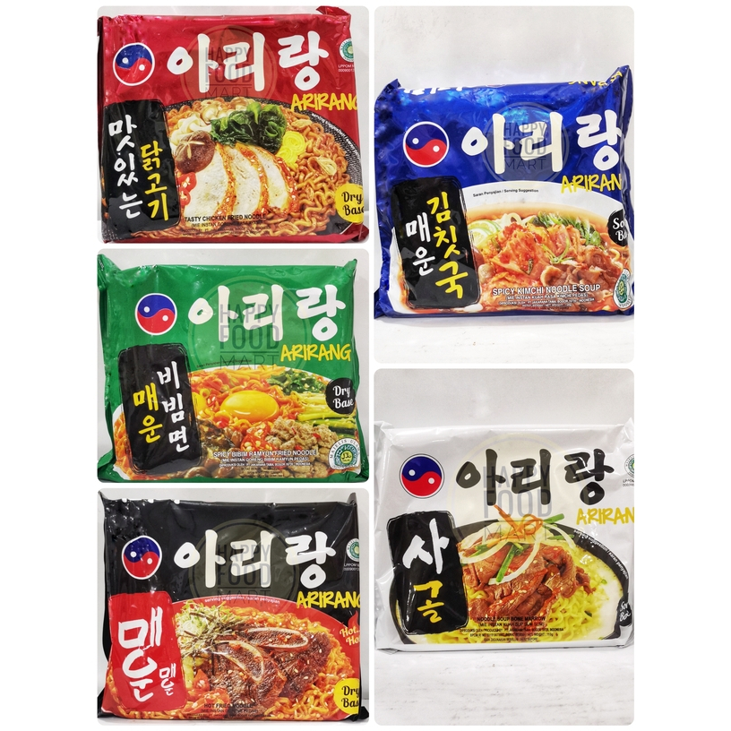 

[HALAL] ARIRANG INSTANT NOODLES/MIE INSTAN KOREA/KIMCHI RAMYUN/HOT FRIED NOODLE/MI GORENG PEDAS/BIBIM/BONE MARROW