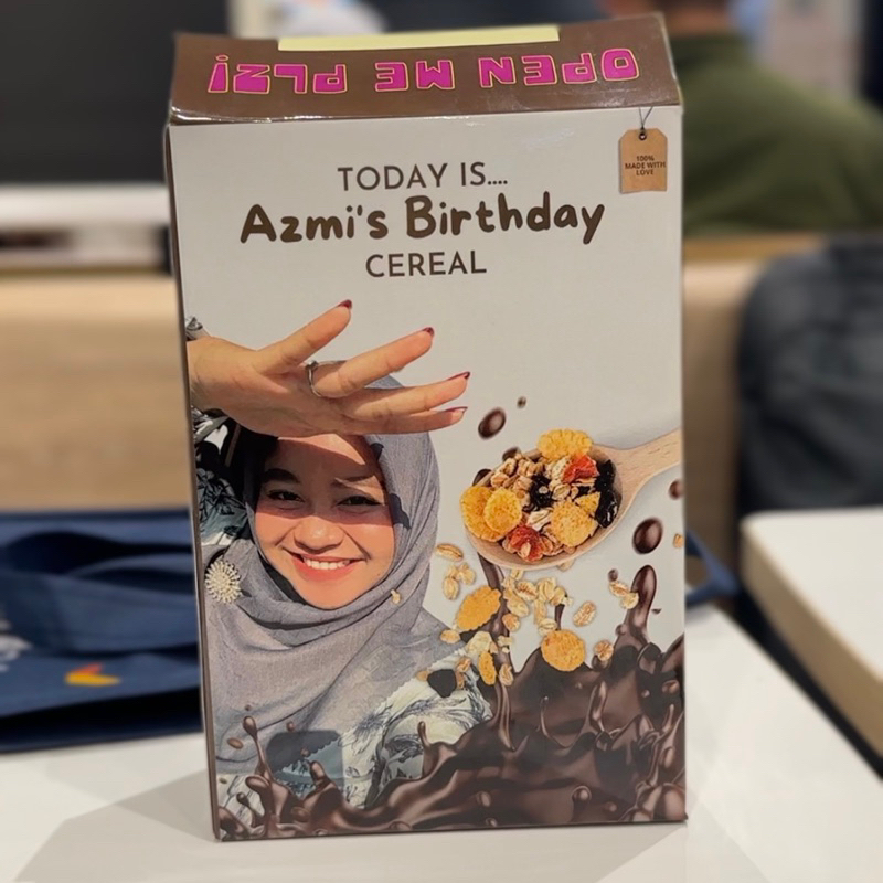 

Cereal Box / Gift Box (free custom design)