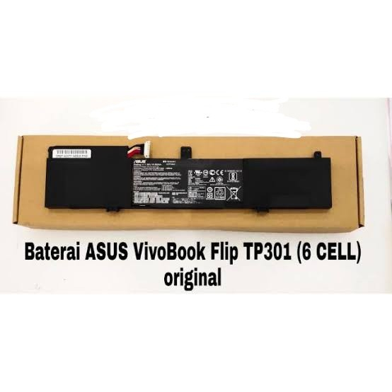 Baterai Asus Vivobook Flip Tp301 Tp301U TP301UA TP301UJ Q304 C31N1517