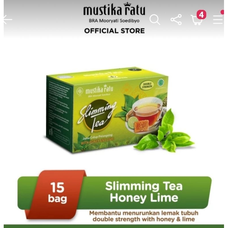 

Mustika Ratu Slimming Tea With Honey and Lime 15 bag@2g