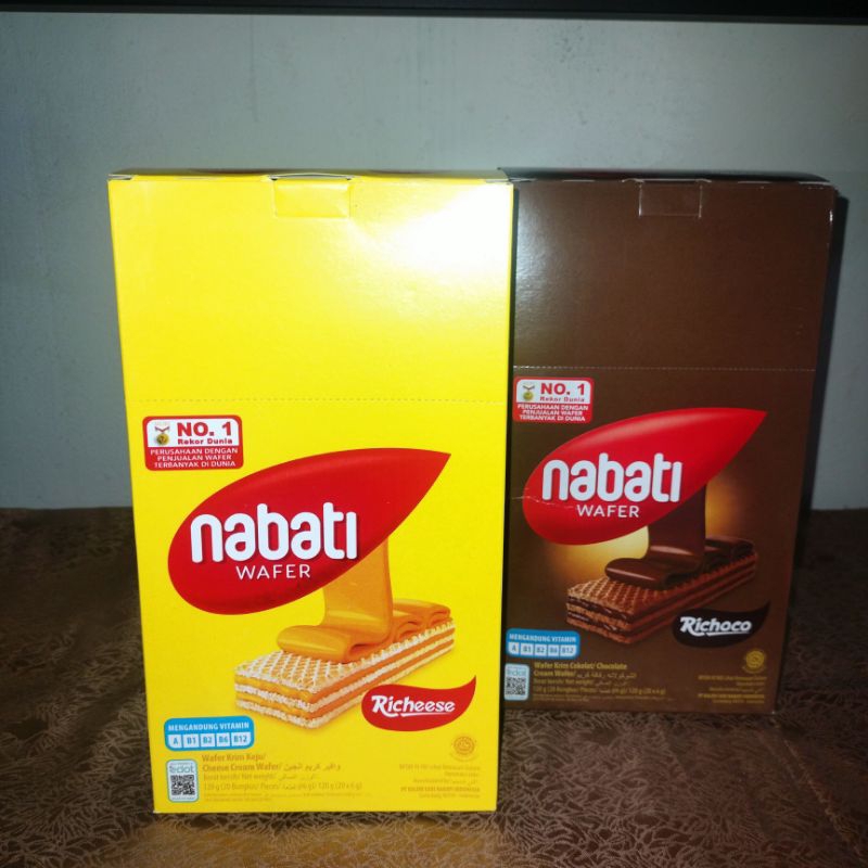 Nabati Wafer 1 Pak isi 20 pcs