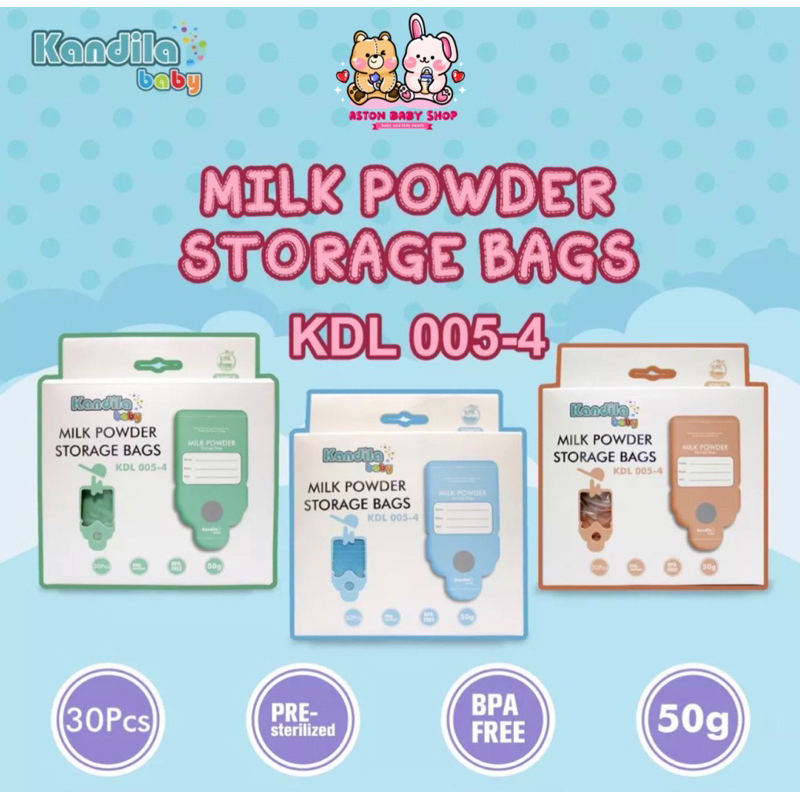 Kandila Baby Milk Powder Storage 30 pcs Kantong Susu Bubuk