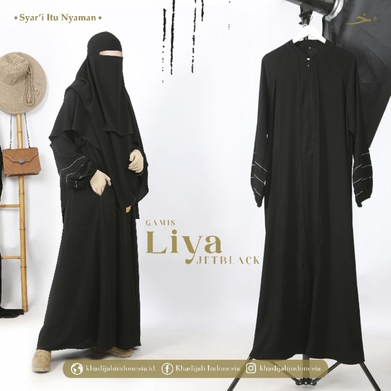 LIYA Gamis Jetblack - Khadijah Indonesia #ayranashwa #KhadijahIndonesia