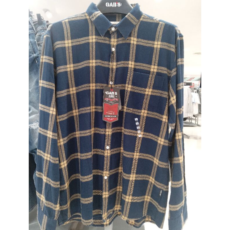 Kemeja flanel merk Gabs ori