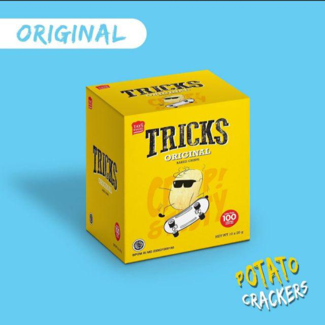 Tricks Snack Potato Baked Chips Box isi 10 pcs