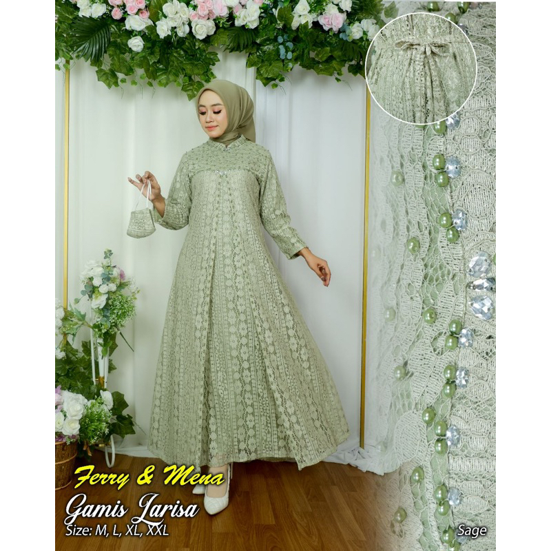 Ferry & Mena | Gamis Larisa | Gamis Pesta | Gamis Terbaru