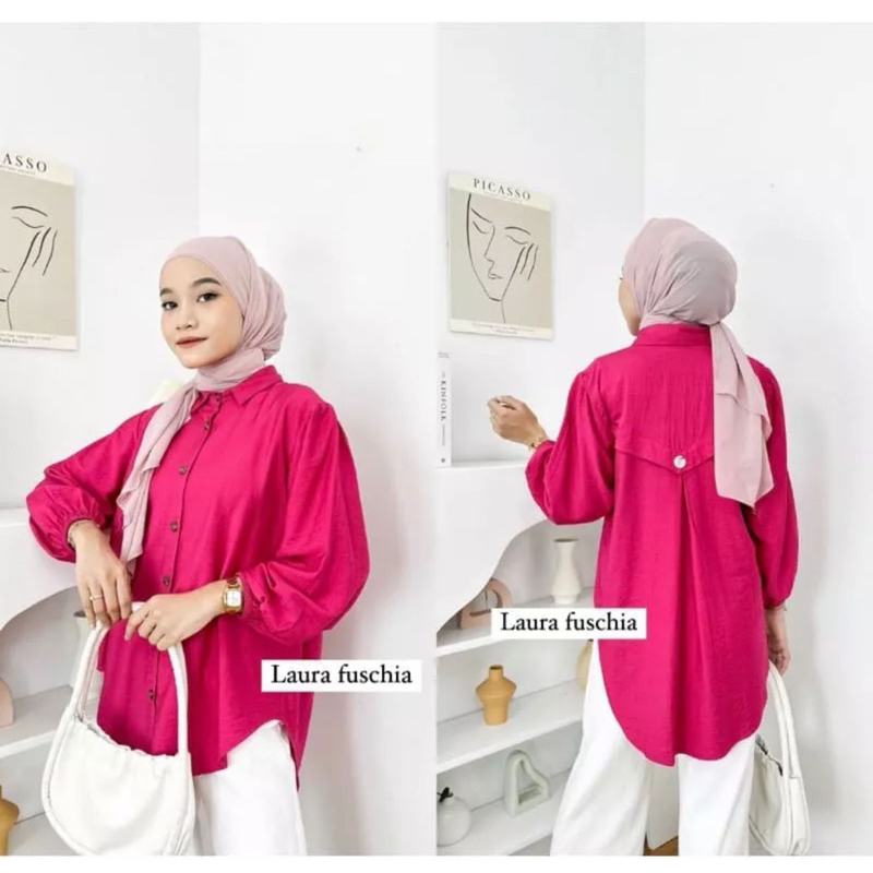 LAURA Blouse Pollo Linen Premium