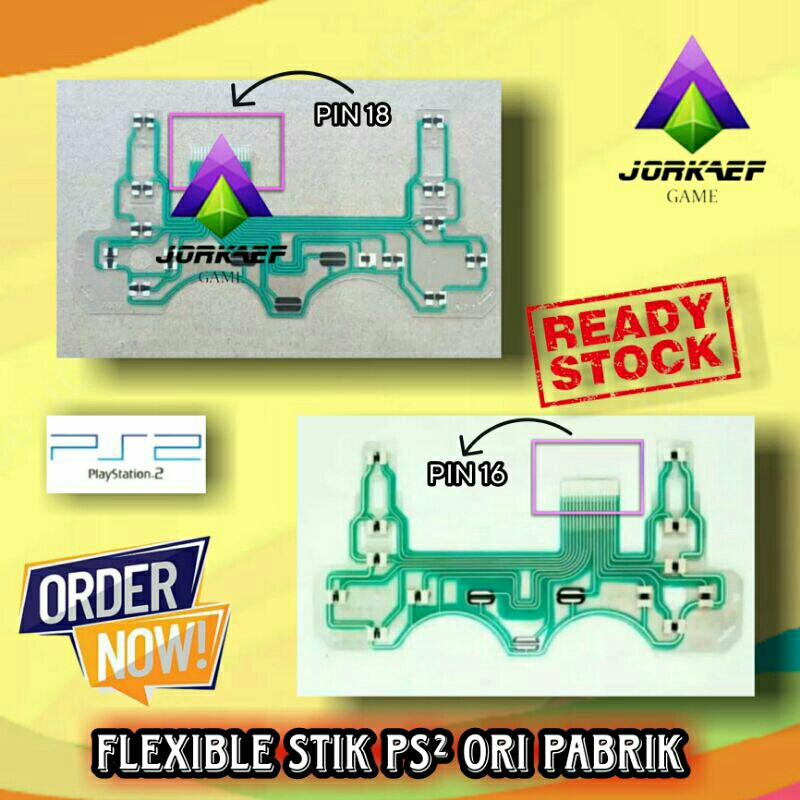 FLEXIBLE STIK PS2 OP PCB PIN 16