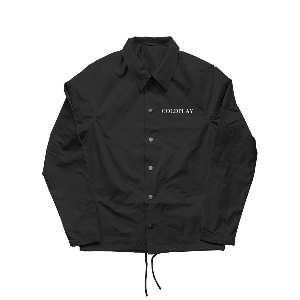 WINDBREAKER COACH JACKET BAND COLDPLAY | JAKET PRIA WANITA BAHAN PARASUT WATERPROOF ANTI AIR