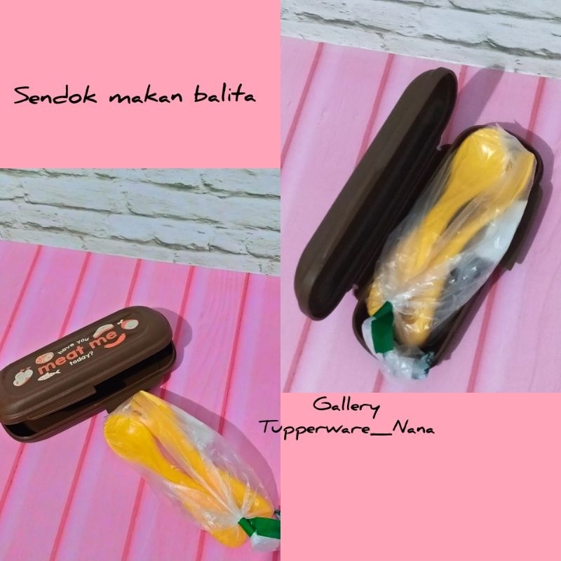Set Sendok Makan Bayi Tupperware