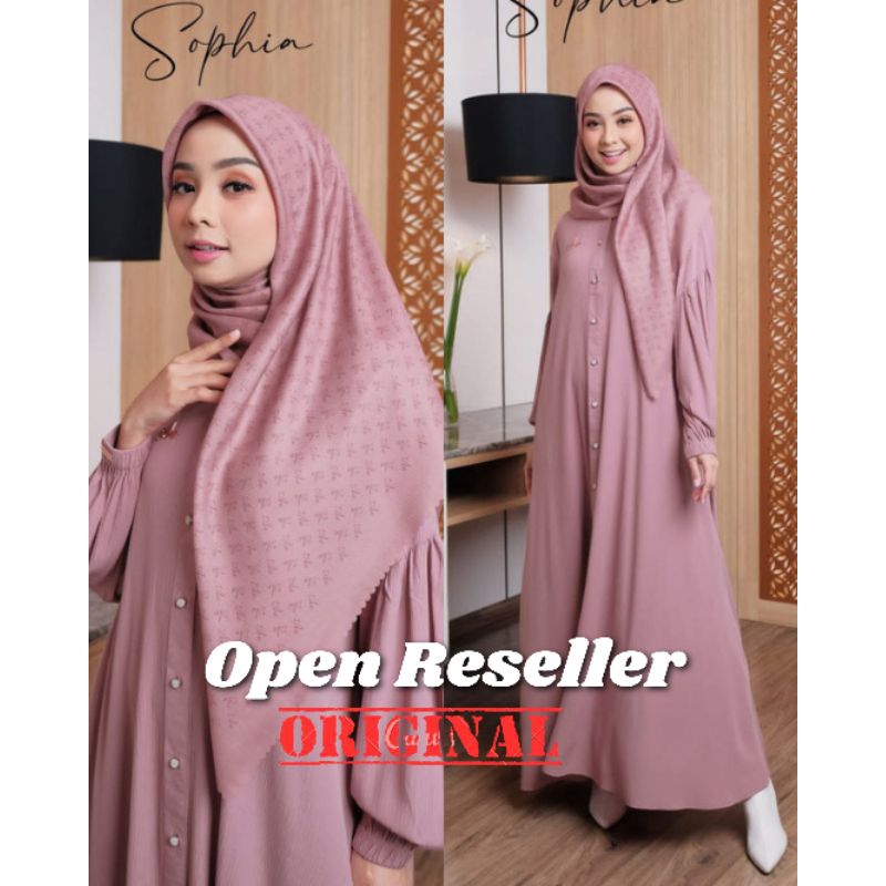 SOPHIA DRESS POLOS ADEN HIJAB / SOPHIA GAMIS TERBARU