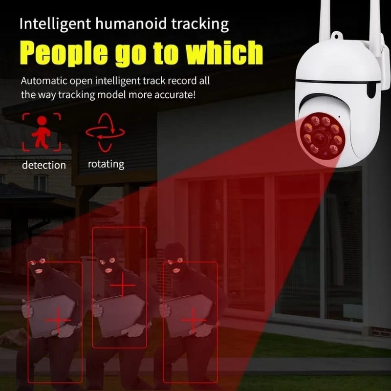 IP CAMERA HUMAN TRACKING V380 MINI SMART CCTV WIFI FULL HD 1080P WIRELESS PTZ SPEED DOME