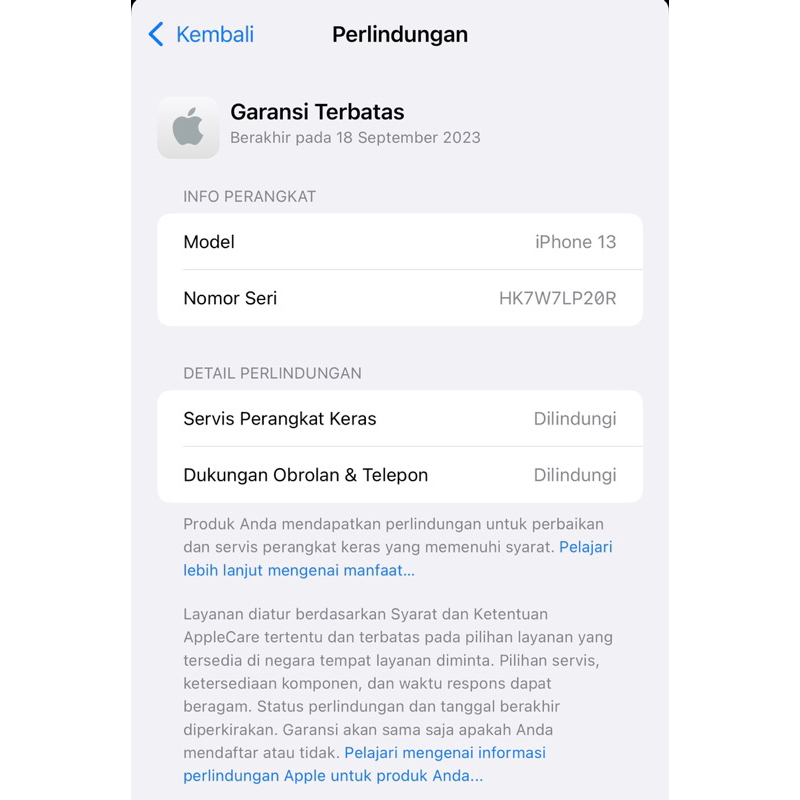 iPhone 13 256 Full Ori Resmi ibox