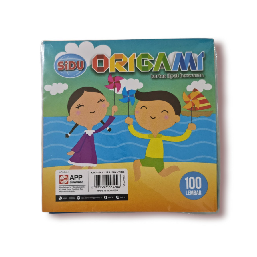 

ORIGAMI PAPER KECIL (Kertas Lipat) SIDU 12 x 12cm isi 100 Lembar