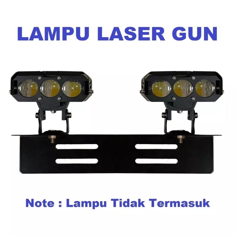 Bracket Dudukan Lampu LED Tembak Sorot Braket Tatakan Besi Breket Tanduk ARB Bumper Plat Nomor Mobil Motor Truk Bis Canter Bus Fuso Ragasa Truck Hino Traktor Tronton Universal Foglamp