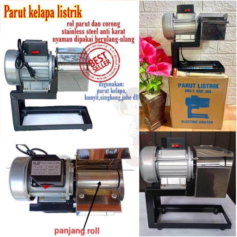 MESIN PARUT LISTRIK / SELEP KELAPA + BUBBLE WRAP