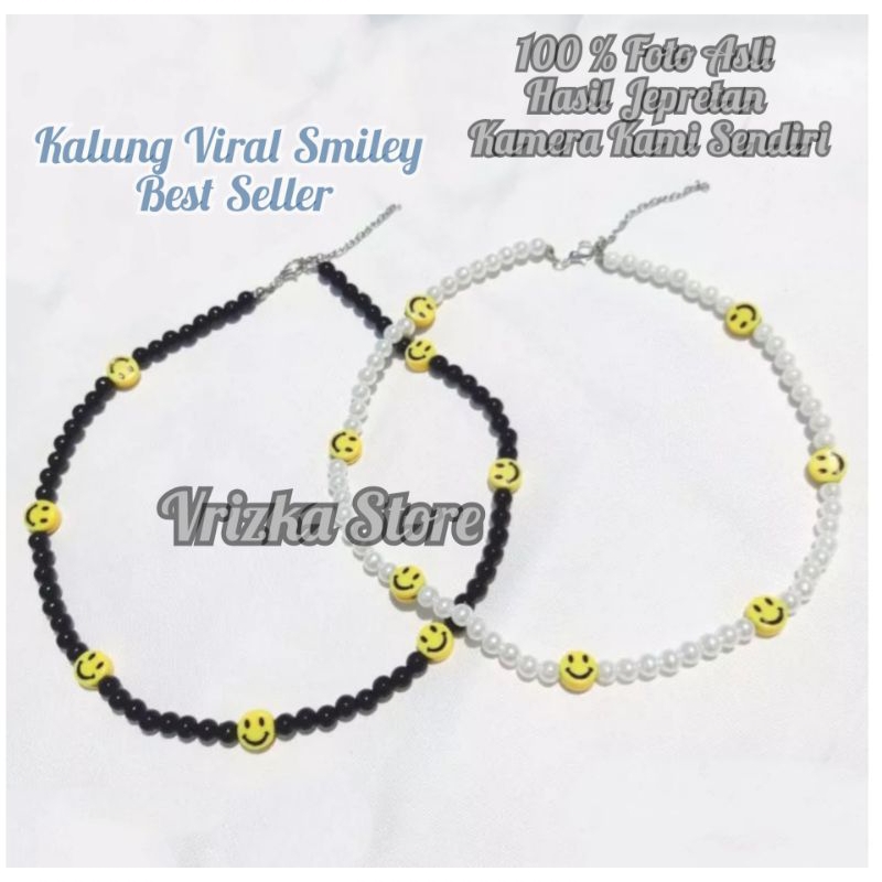 KALUNG EMOTE SMILE PREMIUM MURAH ECERAN TERLARIS BEST | KALUNG KOREA PRIA WANITA | KALUNG MOTE SENYU