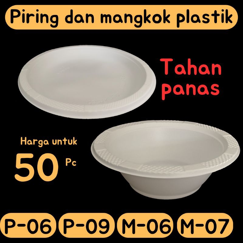 PIRING PLASTIK PUTIH SUSU P6 P9 KECIL SMALL MANGKOK PLASTIK PUTIH SUSU M5 KECIL SMALL MANGKOK KUAH / MANGKUK KUAH 5 INCH KUE ULTAH LEPEK TRAY