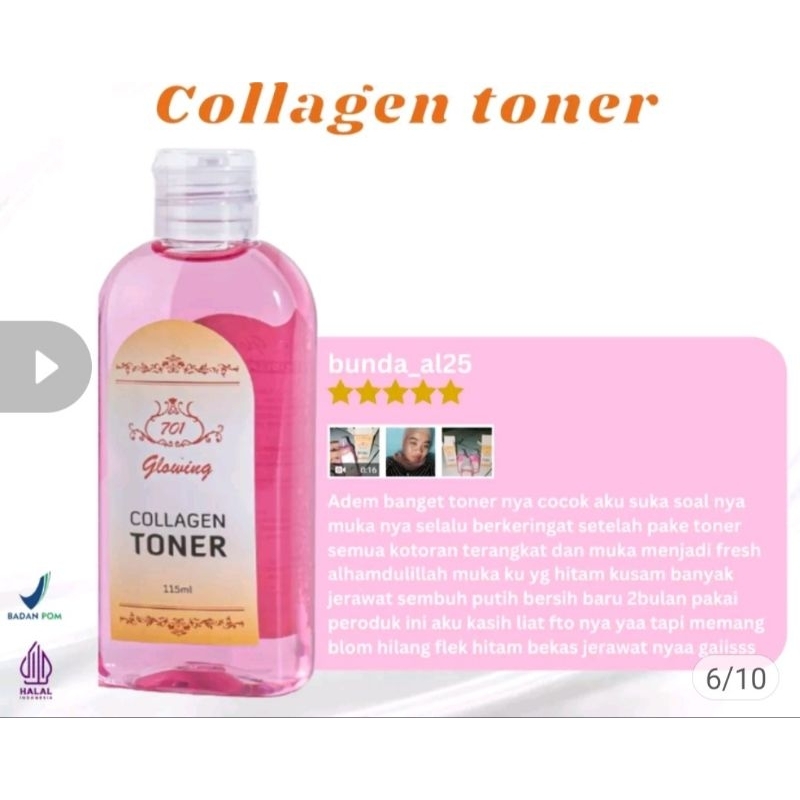 Toner Collagen Whitening 100ml Produk 100% ORIGINAL ASLI / Toner Colagen 100% ORI