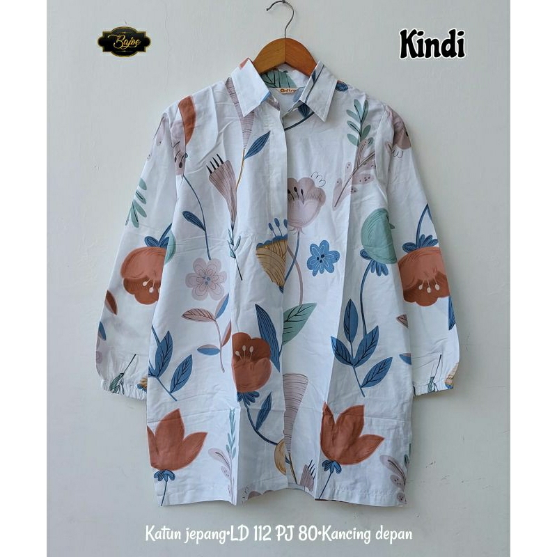 KINDI KEMEJA-  BAHAN KATUN JEPANG