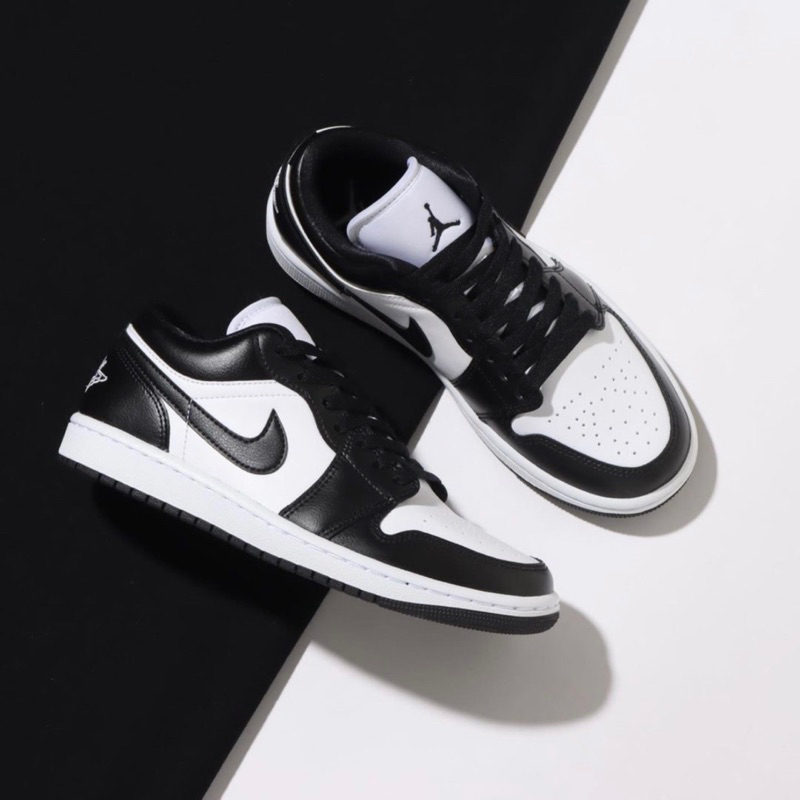 Nike Air Jordan 1 Low Black White Panda 100% Authentic