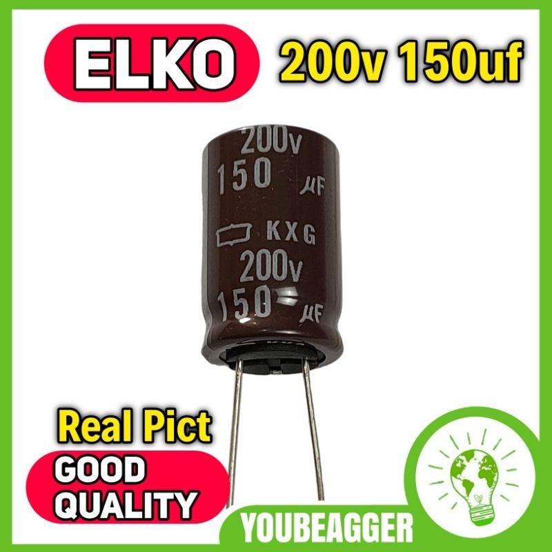 Elko 200v 150uf