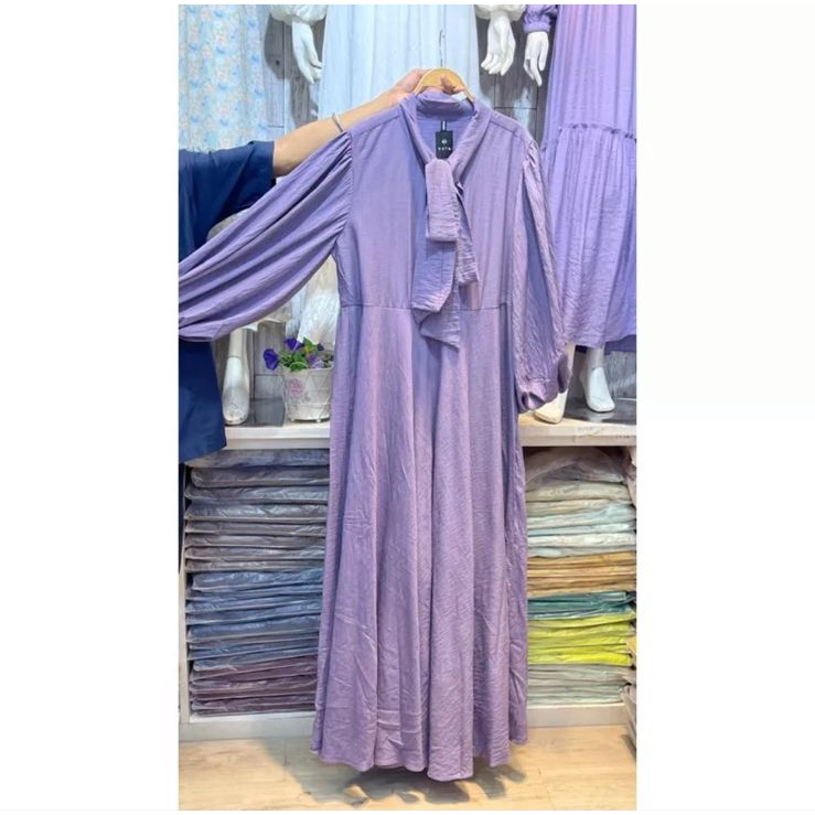 CASANDRA DRESS PREMIUM BAHAN POLO LINEN / Gamis Kondangan BAJU DEWASA MURAH TERBARU 2023 Busui Friendly