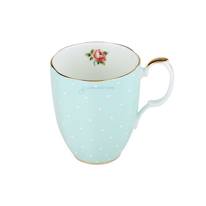 Royal Albert 100S Year - 1930S Polka Rose Mug / Gelas
