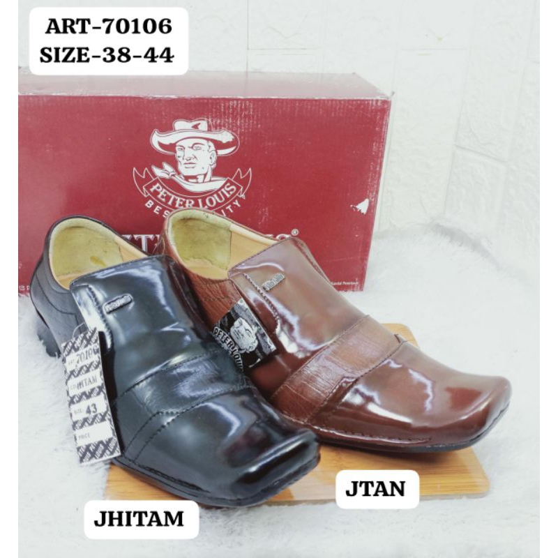 Sepatu kulit pria peter louis sm 70106